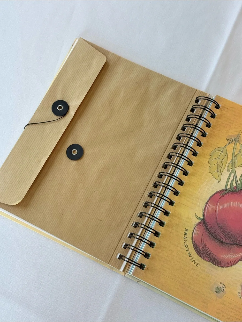 Garden Dreams Orange Tulip Spiral Notebook — Gardeners Scrapbook